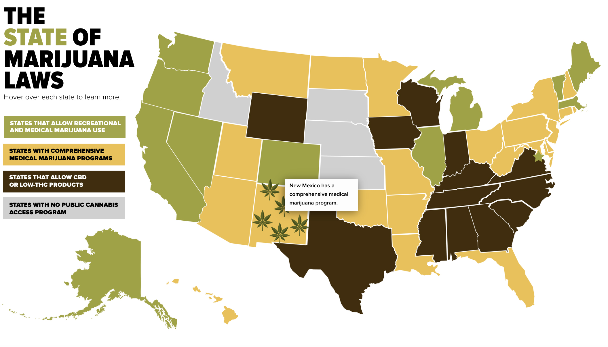 marijuana map hover
